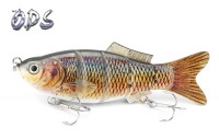 The strong thicker metal pin
connection makes the lure swim
lifelike and vivid in both fast and slow
speed
