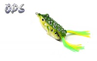  Soft PVC frog lure bait, floating topwater soft pvc frog bait with Mustad hook